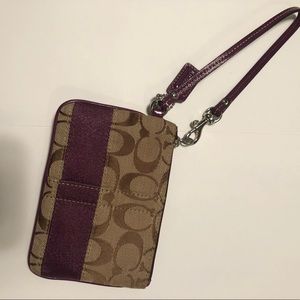 Coach wristlet
